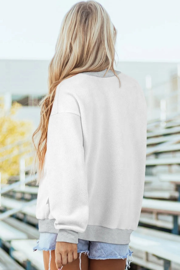 Arkansas Reversible Mock Neck Sweatshirt