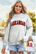 Arkansas Reversible Mock Neck Sweatshirt