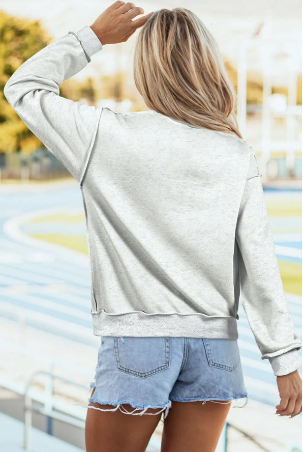 Arkansas Reversible Mock Neck Sweatshirt