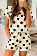 Polka Dot Print 2- Piece Set