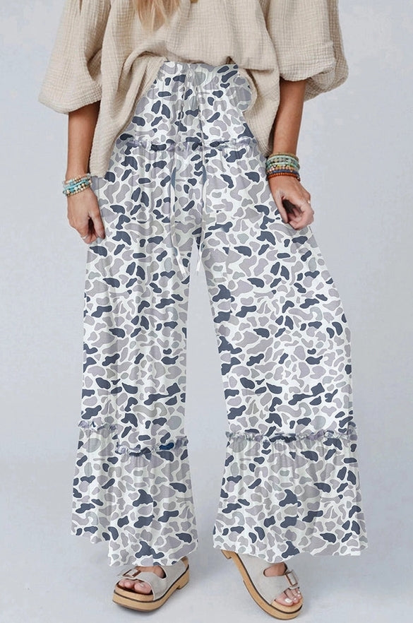 Camo Flare Leg Pants