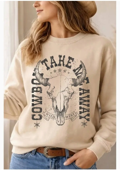 Cowboy Take Me Away Sweatshirt