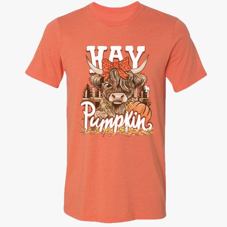 Lulu Mac Hay Pumpkin Tee Shirt