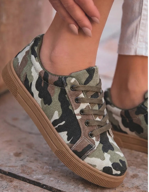 Camo Lace up Shoes
