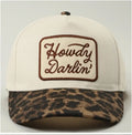 Howdy Darlin' Leopard Brim Trucker Hat