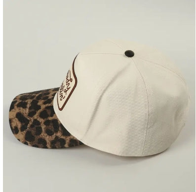 Howdy Darlin' Leopard Brim Trucker Hat