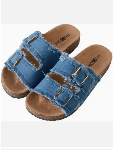 Women's Double Buckle Sandals